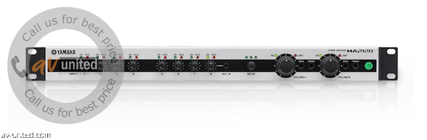 Yamaha MA2120 | 2 Channel Mixer Amplifier with DSP